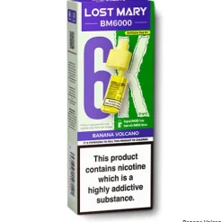 Banana Volcano BM6000 Refill Pods by Lost Mary