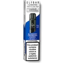 Blueberry Cranberry Cherry Elfbar 600 Prefilled Pods