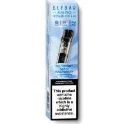 Blueberry Sour Raspberry Elfa Pro Pods by Elf Bar