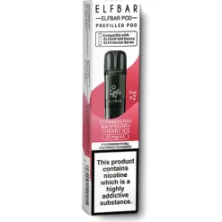 Strawberry Raspberry Cherry Ice Elfbar 600 Prefilled Pods