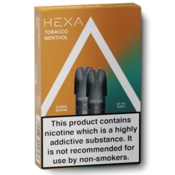 Tobacco Menthol Pro/Mini Pods by Hexa